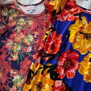 2 girls LuLaroe dresses